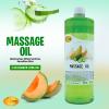 SPA REDI - Massage Oil, Cucumber Melon, 32 Oz - Professional Full Body Massage Therapy, Manicure, Pedicure - Relax Sore Muscles and Repair Dry Skin, Enhanced with High Absorption Oils and Vitamin E view 2