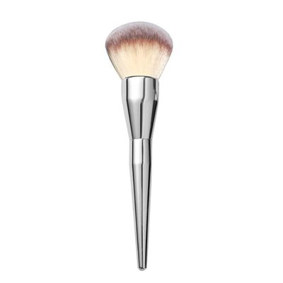 AKOAK 1 Count Large Foundation Brush, Blush Brush, Makeup Brush, Perfect Mix of Liquid, Cream and Flawless Powder, Concealer, Beauty Makeup Tool (Silver)
