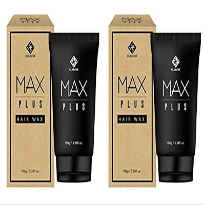 Elabore 2 Pack MAX Plus Hair Wax 3.38 fl.oz/100ml (Men's Hair Styling Wax)