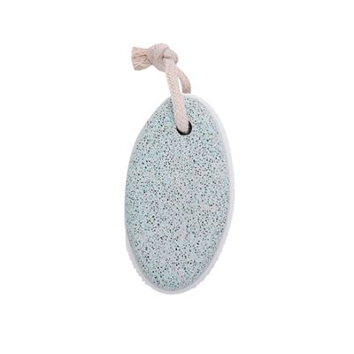 EXCEART Pumice Stone for Feet Care Oval Foot Grinding Tool Dead Skin Remover Portable and Lightweight for Pedicure and Callosity Removal Nordic Green