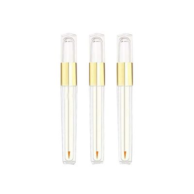 GSHLLO 3 Pcs 3ml Clear Empty Eyeliner Vials Tube Bottles Eyelashes Mascara Tube Container