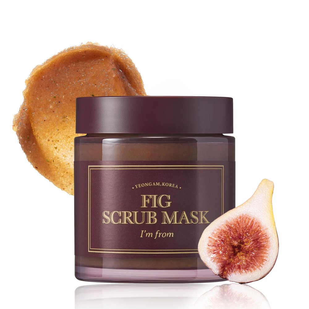 I'm from Fig Scrub Mask 120g, exfoliating, moisturizing mask, korean exfoliator, organic skin care