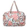 Block Printed Handmade Large Travel Bag/Shoe Carrier (Botanical Blue) view 1