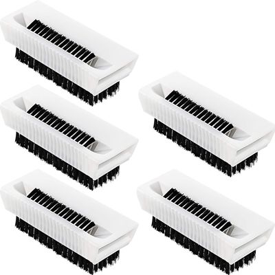 BOAO 5 Pcs Nail Scrubbers Hand Scrub Brushes for Nail Cleaning Fingernail Soft Non Disposable Scrub Plastic Hands Cleaning Brushes for Men Women Kids
