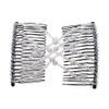 Ruihfas Easy Stretch Comb Beaded Double Stretching Combs DIY Hair Styling Accessories for Women Girls Hair Bun Maker, Pack of 4 view 3