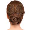 Ruihfas Easy Stretch Comb Beaded Double Stretching Combs DIY Hair Styling Accessories for Women Girls Hair Bun Maker, Pack of 4 view 4