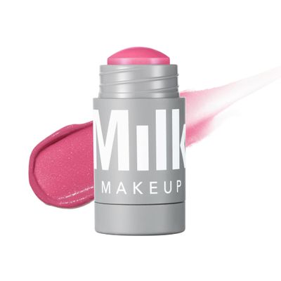 Milk Makeup Lip + Cheek Stick Buildable Cream Blush + Lip Color w/Hydrating Mango Butter + Avocado Oil for a Natural Flush Long-Lasting, Multiuse, Vegan Formula Rally (Shimmery Mauve), 0.21 oz