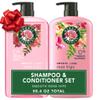 Herbal Essences Shampoo & Conditioner Set, Smooth Collection, Paraben-Free, Color-Safe, with Rose Hips & Vitamin E, 29.2 Fl Oz Each, 2-Pack view 1