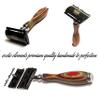 Classic Style Unique Design Double Edge Straight Edge Safety Blade - Rainbow and Black Colors - Double Edge Blade Holder All Purpose Hair Shaving Blade view 2