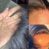 HD Transparent Lace Wigs Preplucked 360 Lace Frontal Wig Invisible Lace Front Wigs Straight 360 Glueless Lace Front Human Hair Wigs for Women 150% Density Brazilian Remy Hair 24 Inch view 4
