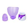 Facial Steamer Professional Steam Inhaler Facial Sauna Spa for Face Mask Moisturizer - Sinus with Aromatherapy; Pores with Timer and Extract Blackheads, Diffuser Skin Care(Purple) view 3