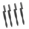 Uonlytech Metal Eyebrow Comb Set 4pcs Eyebrow Brush Thin Brow Brush for Travel Daily Use view 2