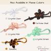 Parcelona French Twist n Clip Flower, Bow and Chain Savana Celluloid Acetate Set of 3 Metal Free Hair Clip Barrettes view 4