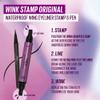 Kaja Winged Eyeliner Set - Wink Stamp Original | with Avocado Extract, Double-ended Wing, Smudge-Proof, Waterproof, Eye Irritation Tested, Long Lasting Pencil, Colorstay, Matte Finish, Cat Eye Look view 3