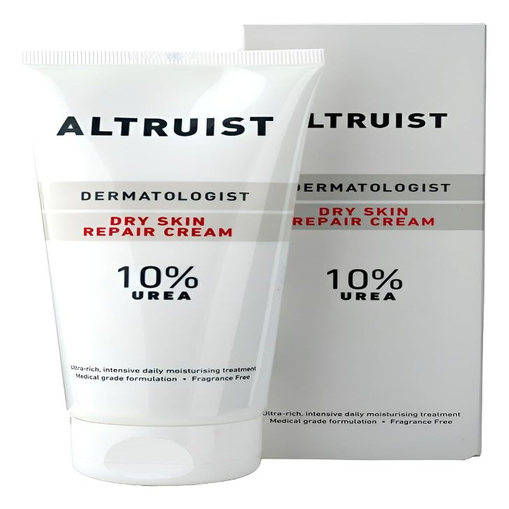 ALTRUIST. Dermatologist Dry Skin Repair Cream 10% Urea  Medical grade moisturiser with Glycerin and Urea by Dr Andrew Birnie, suitable for sensitive skin  200 ml