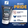 MENFIRST Gradual Gray Darkening Beard Wash for Men - Dark Shades Beard Shampoo - Hypoallergenic, Harsh Chemical-Free, Dermatologist Tested Beard Dye - 4.6 Fl Oz (Pack of 1) view 3