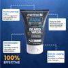 MENFIRST Gradual Gray Darkening Beard Wash for Men - Dark Shades Beard Shampoo - Hypoallergenic, Harsh Chemical-Free, Dermatologist Tested Beard Dye - 4.6 Fl Oz (Pack of 1) view 4