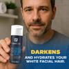 MENFIRST Darkening Beard Balm for Men with Sensitive Skin  Gray & White Hair Reducing Leave-In Conditioner with Keratin, Collagen & Vit. E  Dark Shades  1 Fl Oz (Pack of 1) view 4