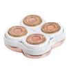 tuokiy Legs Hair Remover Replacement Heads For Finishing Touch Flawless Legs Women's Hair Remover Rose Gold view 1
