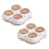 tuokiy Legs Hair Remover Replacement Head Compatible with Finishing Touch Flawless Electric Legs Shaver for Women,Rose Gold 2-pc Pack view 1
