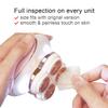 tuokiy Legs Hair Remover Replacement Head Compatible with Finishing Touch Flawless Electric Legs Shaver for Women,Rose Gold 2-pc Pack view 3