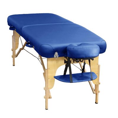 Healthy You Professional Premium Portable Massage Table/Bed with Luxury Cushion 3.5" Thick (Blue)