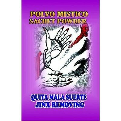 6 PIECES BRYBRADAN JINX REMOVING/QUITA MALA SUERTE SACHET POWDER - VEN A MI POLVO EN BOLSA 1/2 OZ 14 GR