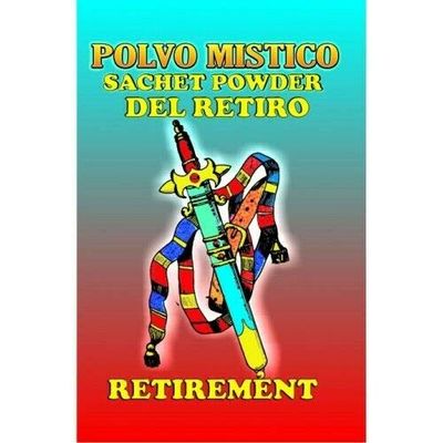 6 PIECES BRYBRADAN RETIREMENT SACHET POWDER -DEL RETIRO POLVO EN BOLSA 1/2 OZ 14 GR