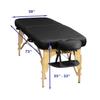 Healthy You Professional Premium Portable Massage Table/Bed with Luxury Cushion 3.5" Thick (Black) view 2