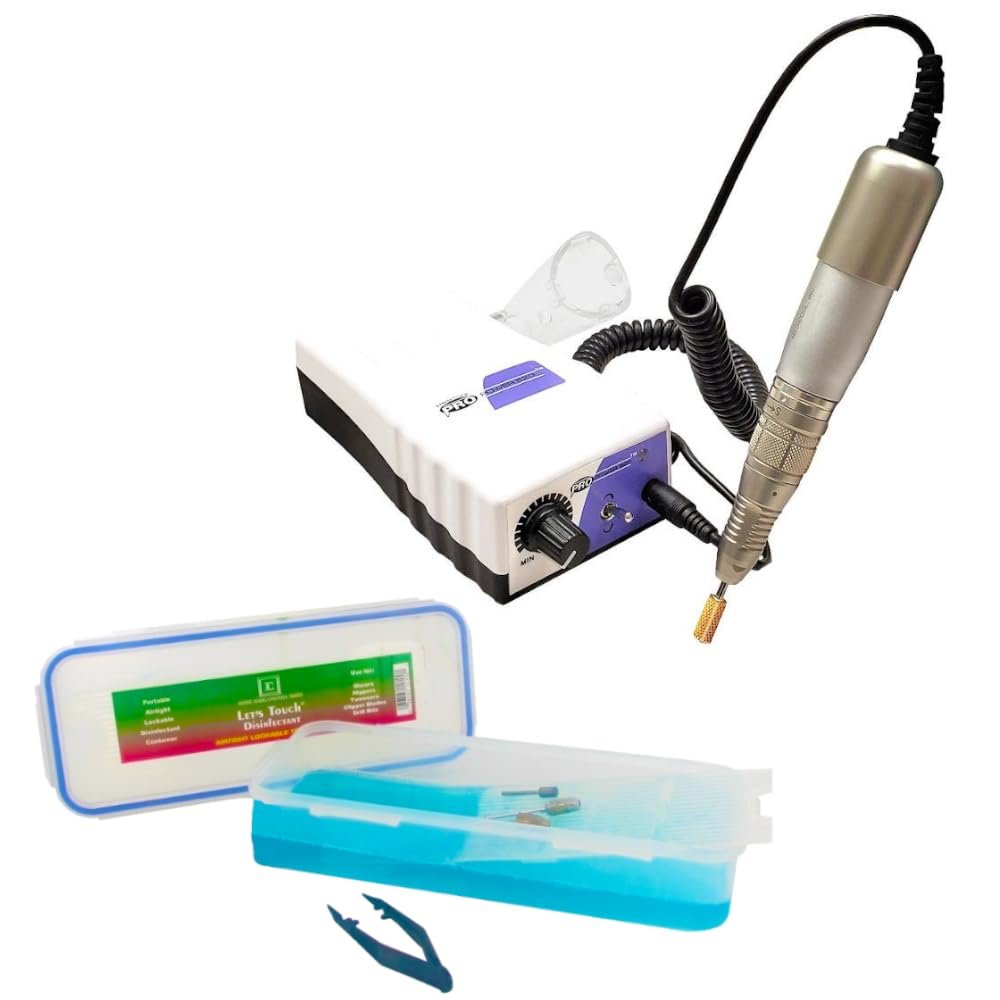 Medicool Pro Power 520 Electric File Machine + Sanitary Instrument Container Drainage Tray | PROPOW-520+Container