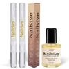 NAILVIVE Nail Serum Powerful Natural Keratin Nail Treatment Silk Proteins Proven Natural Formula Strengthening Hardening nails Instantly Prevents Splits Chips Peels Cracks on Your Nails (Bonus Pack!) view 1