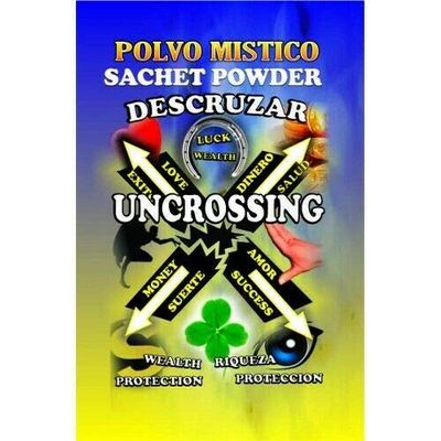 1 PIECE BRYBRADAN UNCROSSING SACHET POWDER -DESCRUZAR POLVO EN BOLSA 1/2 OZ 14 GR