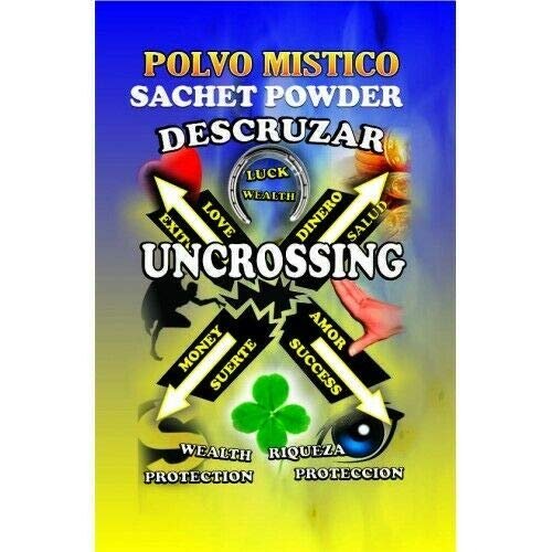 3 Pieces BRYBRADAN UNCROSSING Sachet Powder -DESCRUZAR POLVO EN Bolsa 1/2 OZ 14 GR