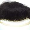 LYRICAL HAIR Toupee for Men Welded Mono Lace Front Natural Hairline Black Human Hair Replacement System Fine Mono Poly Mens Wigs Hairpieces (8"6", 1B# Off/Natural Black - 120% Light to Medium Density) view 3