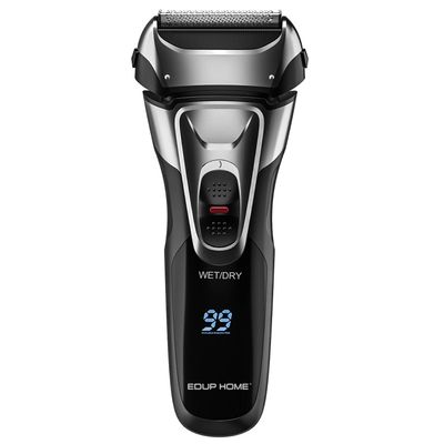 Electric Razor for Men, 3-Blade Cordless Electric Foil Shaver with Pop-up Trimmer Wet/Dry Convenience LCD Display Waterproof Shaver