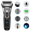 Electric Razor for Men, 3-Blade Cordless Electric Foil Shaver with Pop-up Trimmer Wet/Dry Convenience LCD Display Waterproof Shaver view 4