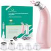 NEWDERMO 2-in-1 Microdermabrasion Machine for Facial, Diamond Microdermabrasion Device USB Rechargeable - Advanced Home Facial Treatment Machine (Pink) view 1