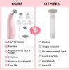 NEWDERMO 2-in-1 Microdermabrasion Machine for Facial, Diamond Microdermabrasion Device USB Rechargeable - Advanced Home Facial Treatment Machine (Pink) view 3