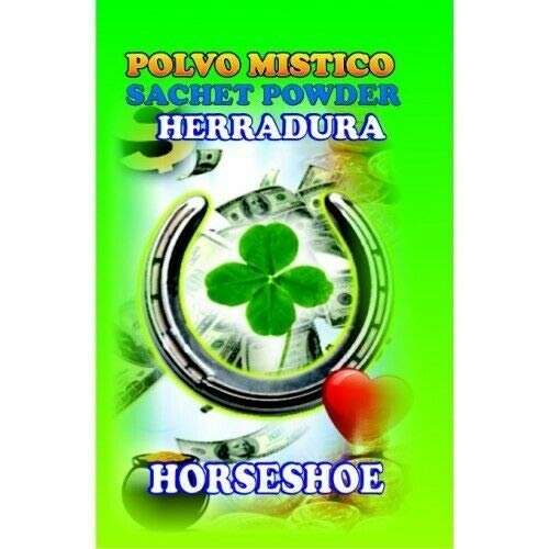 3 PIECES BRYBRADAN HORSESHOE SACHET POWDER-HERRADURA POLVO EN BOLSA 1/2 OZ 14 GR