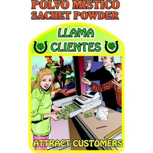 12 PIECES BRYBRADAN ATTRACT CUSTOMERS SACHET POWDER-LLAMA CLIENTES POLVO EN BOLSA 1/2 OZ 14 GR