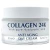 Delfanti-Milano  COLLAGEN 24K  Anti-Aging Day Cream  Face and Neck Moisturizer with pure Hyaluronic Acid  Made in Italy. view 1