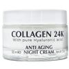 Delfanti-Milano  COLLAGEN 24K  Anti-Aging Night Cream  Face and Neck Moisturizer with pure Hyaluronic Acid  Made in Italy view 1