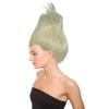 HPO Women's Troll Long Straight Blonde Spiked Rocker Wig | Breathable Capless Cap Design view 2