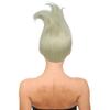 HPO Women's Troll Long Straight Blonde Spiked Rocker Wig | Breathable Capless Cap Design view 3