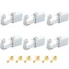 6 Pcs Ear Piercing Gun,Safety Portable Household Ear Piercing Kit,Disposable Ear Nail Gun Unit Tool-Gold Peas view 1