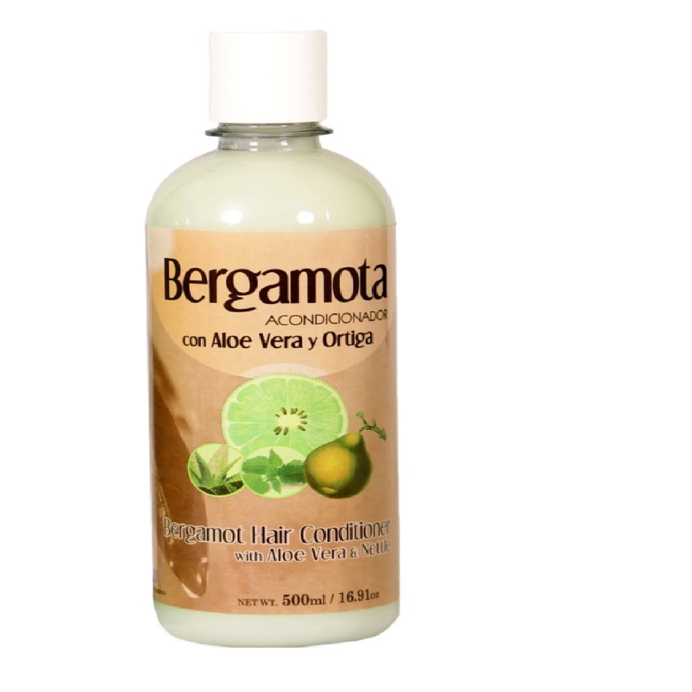 Bergamot Conditioner with Aloe Vera and Nettle 500 ml, Acondionador de Bergamota con Aloe Vera y Ortiga 500 ml by Lenico