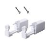 Fodattm 2PCS Safety Portable Household Nose Piercing Gun Disposable Nose Nail Gun Kit Tool Self Nose Piercing Gun No Pain Nose Piercing Gun for Women Men (Silver - Purple rhinestone) view 1