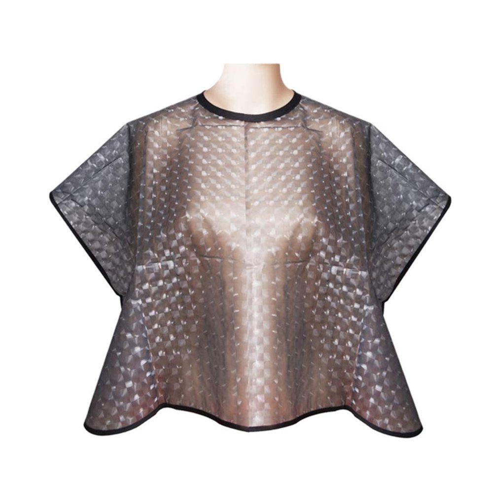 Beaupretty Reusable Waterproof Barber Haircut Cape,Short Style Hairdressing Apron Salon Cloak for Hair Cutting Coloring Dyeing Perm