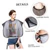 Beaupretty Reusable Waterproof Barber Haircut Cape,Short Style Hairdressing Apron Salon Cloak for Hair Cutting Coloring Dyeing Perm view 4