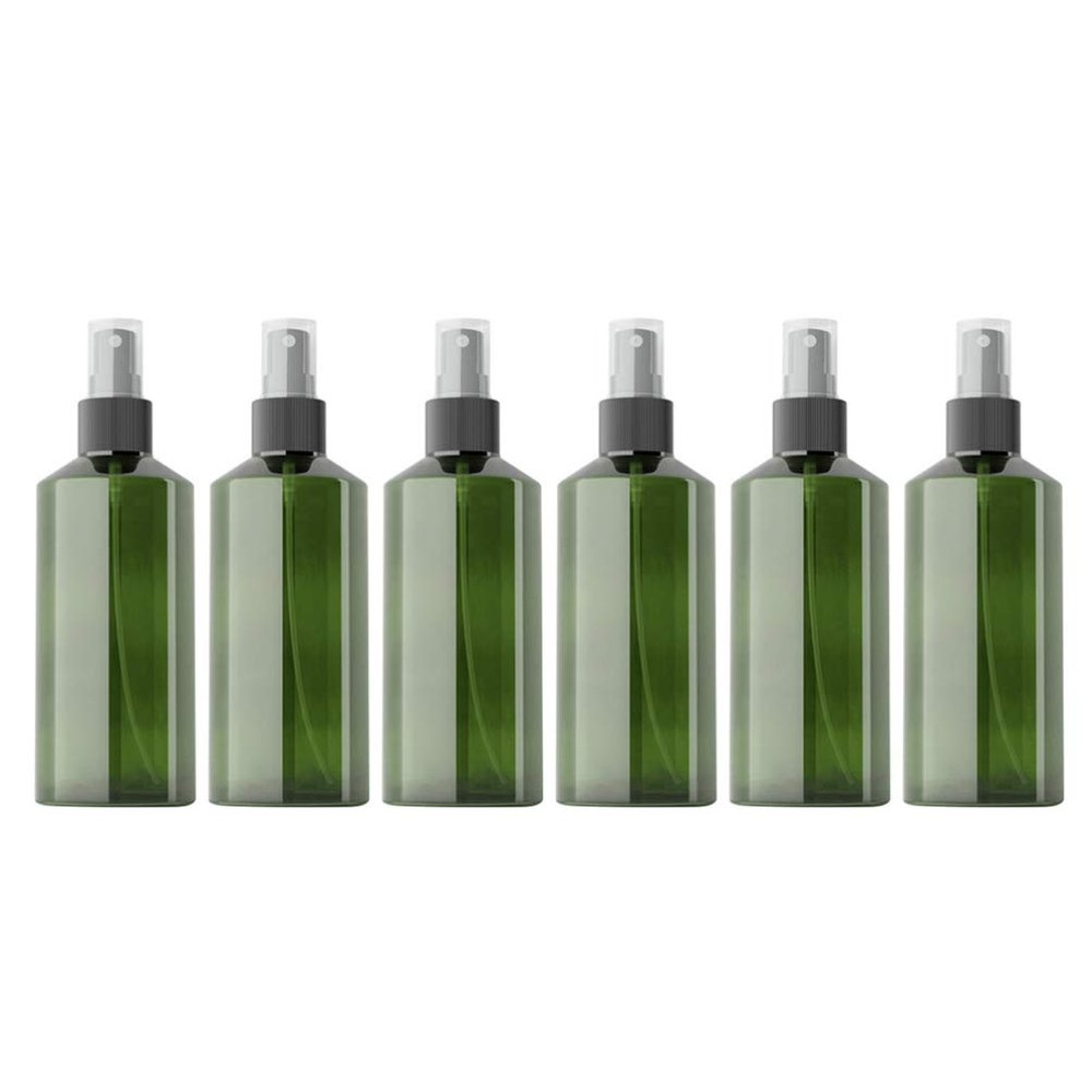 Uonlytech 6pcs Portable Mist Bottle Refillable Dispenser for Hair Cleaning Compact Travel Container Random Colors